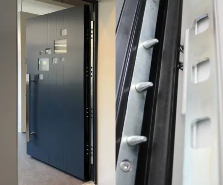 Porte extérieur aluminium de sécurité 
